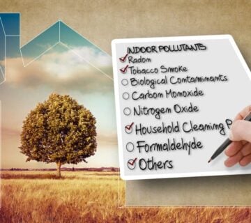 Handwritten indoor pollutant checklist 360x320