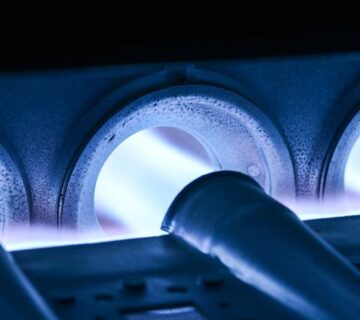 Interior of furnace