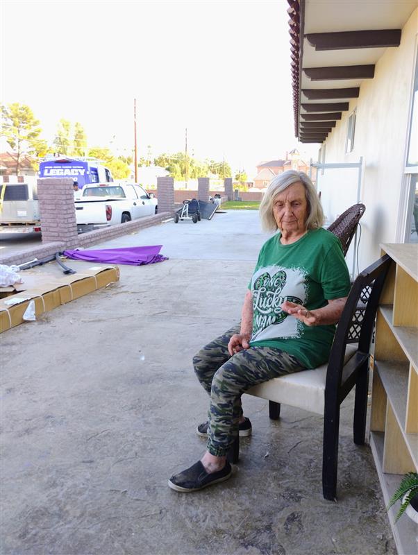 90 year-old woman receives free A/C unit